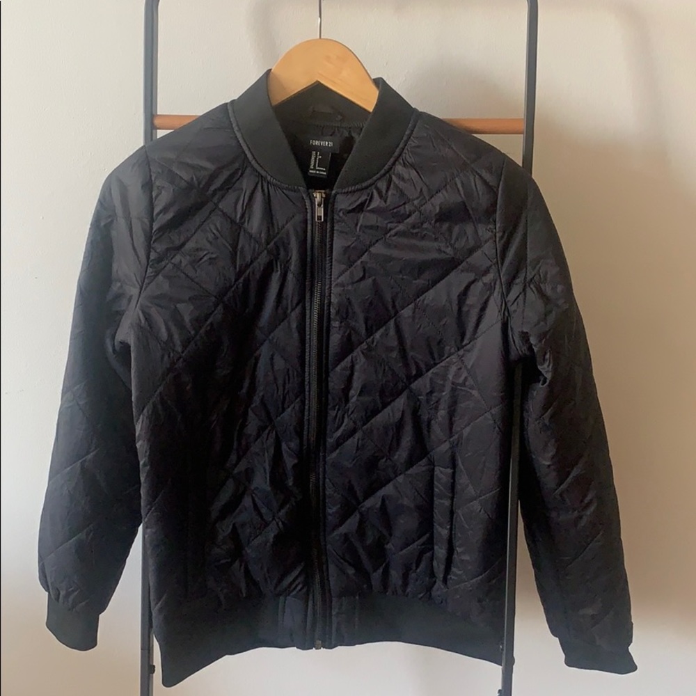 Forever 21 Quilted Bomber